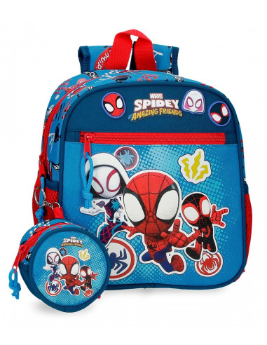 MOCHILA ADAP. 25CM. GO WEBS GO SPIDEY